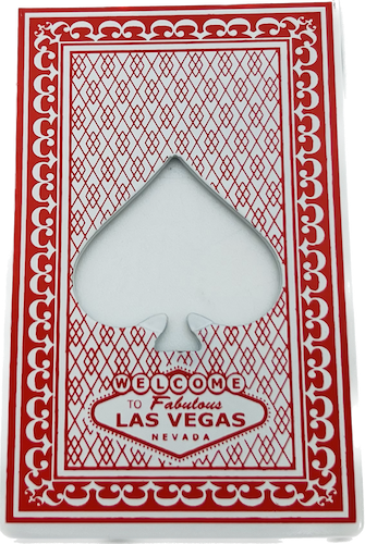 Las Vegas Card Bottle Opener