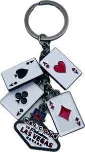 Las Vegas Cards Keychain