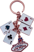 Las Vegas Cards Keychain