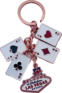 Las Vegas Cards Keychain