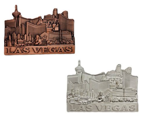 Las Vegas 3D-Designed Metal Magnet