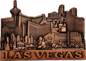 Las Vegas 3D-Designed Metal Magnet