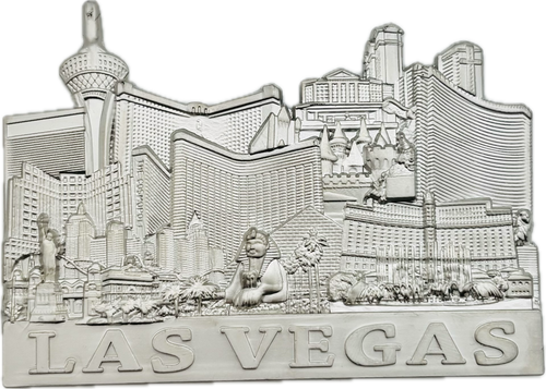 Las Vegas 3D-Designed Metal Magnet