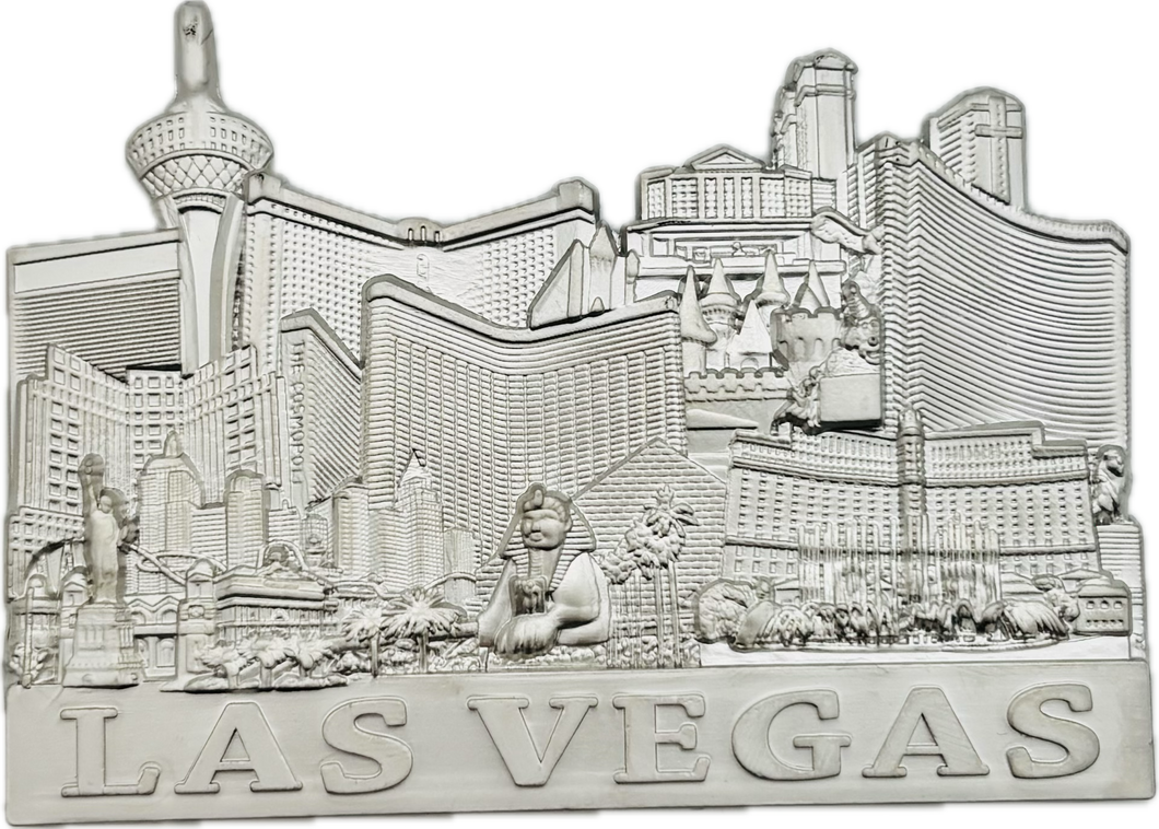 Las Vegas 3D-Designed Metal Magnet