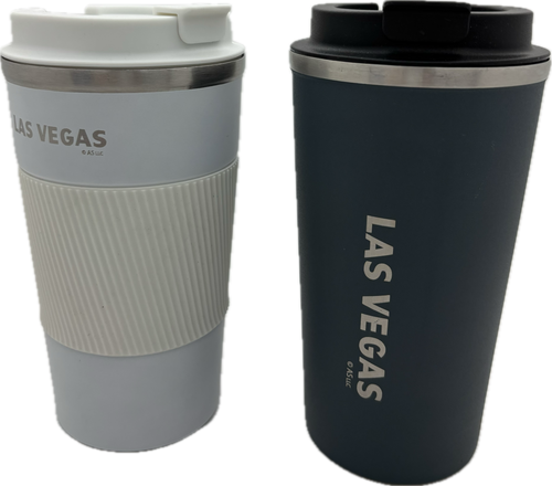 Las Vegas 12 oz Stainless Compact Steel Travel Mug