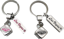 Las Vegas Dice Key Chain w/ Tag