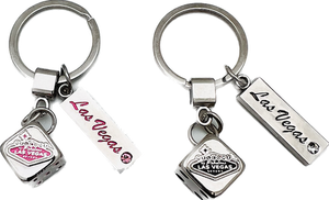 Las Vegas Dice Key Chain w/ Tag