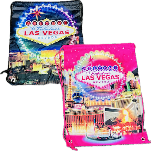 Las Vegas Drawstring Bag
