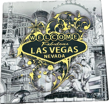 Las Vegas 2x2 Multi-Foil Las Vegas Sign Magnets