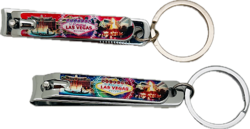 Las Vegas Landmark Nail Clippers Key Chain