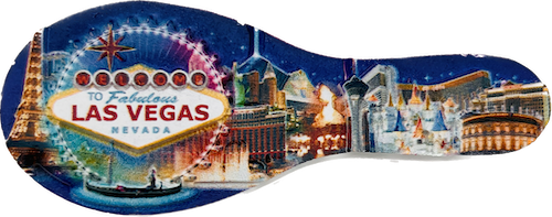 Las Vegas Landmark Resting Spoon Magnet