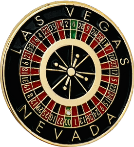 Las Vegas Roulette Lapel Pin