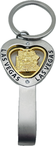 Love Las Vegas Bottle Opener Key Chian