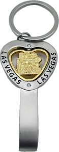 Love Las Vegas Bottle Opener Key Chian