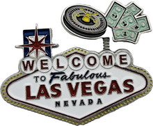 Welcome to Fabulous Las Vegas Sign Bobblehead Magnet