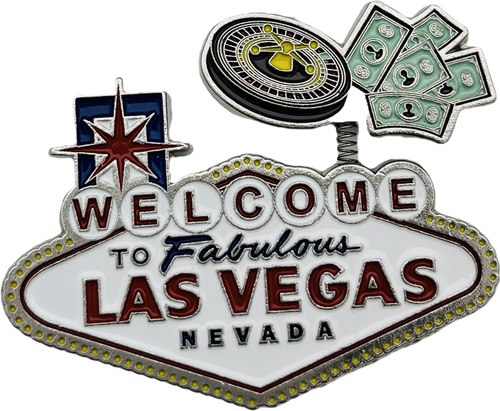 Welcome to Fabulous Las Vegas Sign Bobblehead Magnet