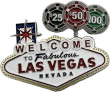 Welcome to Fabulous Las Vegas Sign Bobblehead Magnet