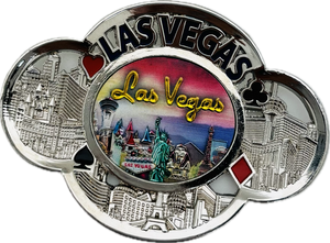 Las Vegas Commemorative Plate Magnet