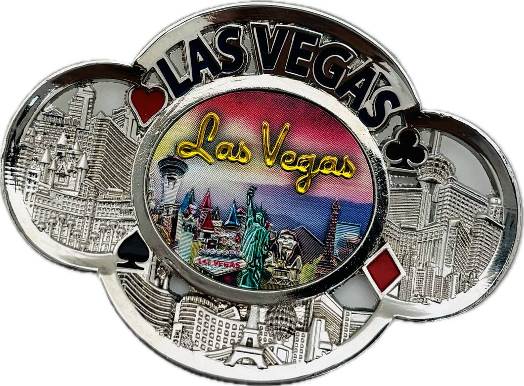 Las Vegas Commemorative Plate Magnet