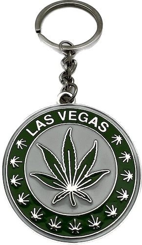 Las Vegas Marijuana Medallion Key-Chain