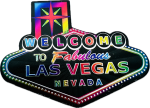 Welcome to Fabulous Las Vegas Sign Multi-Foil Magnet