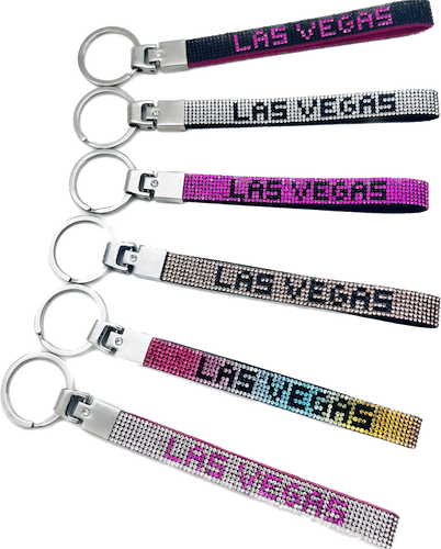 Las Vegas Rhinestone Key Chain