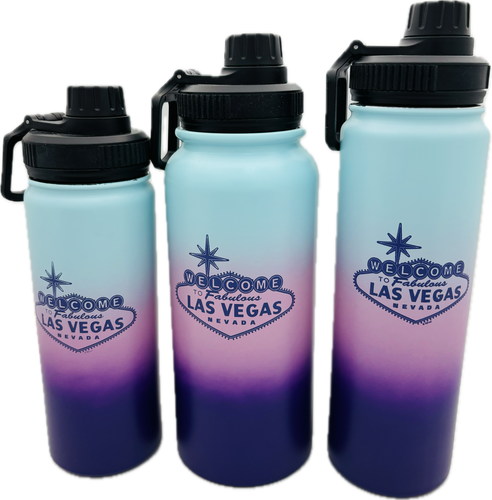 Las Vegas Stainless Steel Lavender Water Bottle