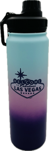 Las Vegas Stainless Steel Lavender Water Bottle