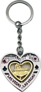 Las Vegas "Spinning for Your Love" Key Chain