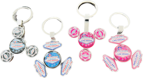 Las Vegas Spinner Key Chain