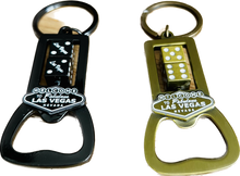 Las Vegas Spinning Dice Bottle Opener Key-Chain