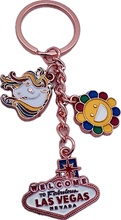 Las Vegas Sunflowers & Unicorns Keychain