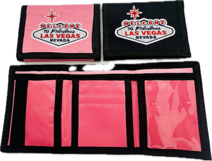 Welcome to Fabulous Las Vegas Sign Embroidered Wallet