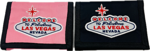 Welcome to Fabulous Las Vegas Sign Embroidered Wallet