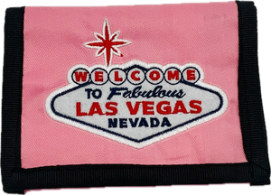 Welcome to Fabulous Las Vegas Sign Embroidered Wallet