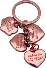 With Love from Las Vegas Heart Charm Keychain