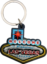 Las Vegas Sign 3D Foil Design Keychain