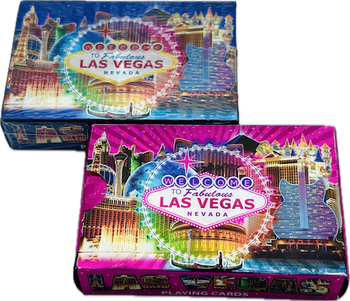 Las Vegas Strip Landmark Foil Playing Cards