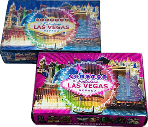 Las Vegas Strip Landmark Foil Playing Cards