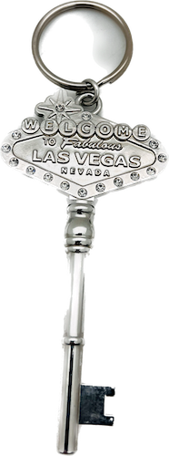 Las Vegas Key to the City Keychain