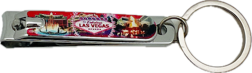 Las Vegas Landmark Nail Clippers Key Chain