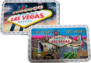 Vegas Double-Sided Multi-Foil Las Vegas Magnets