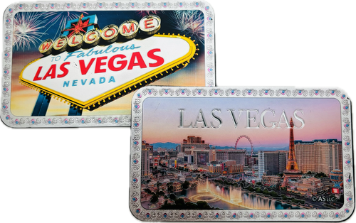 Vegas Double-Sided Multi-Foil Las Vegas Magnets