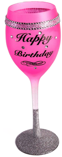 Birthday Girl Wine Glass
