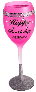 Birthday Girl Wine Glass