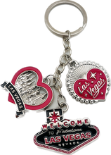 Love las Vegas Charm Keychain