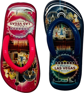 Las Vegas Flip Flop Magnet