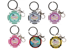 Las Vegas High Roller Poker Chip Keychain