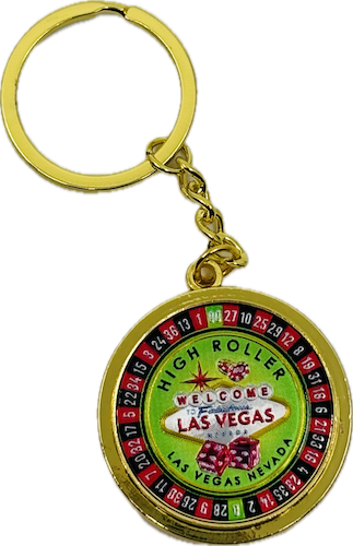 Roulette High Roller KeyChian