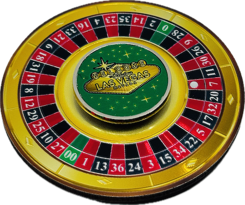 Las Vegas Roulette Wheel Magnet